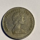 East Caribbean 25 Cents 1986 As Pictured  Free Uk Postage