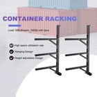 2pcs Cargo Shipping Container Shelving Shelf Brackets Container Racking 3 Tiers