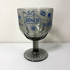 Hamms Beer Goblet Glass Pabst Schlitz Busch Budweiser Chalice Gray Vintage