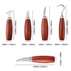 5pcs set Wood Carving Knife Cutter Set Whittling Hook Kit Diy Craft Hand Tool