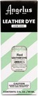 Angelus Leather Dye - Flexible For Shoes  Boots  Bags  Red 