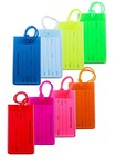 Ai-dee Flexible Travel Luggage Tags - Name Id Labels Set For Suitcases - 2 Pack