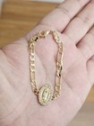 Newborn Baby childrens Boys girls Gold Filled Bracelet  Pulsera Para Bebe Ni  as