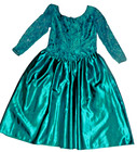 Alfred Angelo Prom Dress Teal Bridesmaid Formal Party Wedding Evening 14p Blue