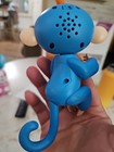Fingerlings Interactive Baby Monkey Finger Toy Blue W orange Hair Wowwee