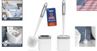 Toilet Brush Set 2 Pack Bathroom Cleaning Supplies Toilet Bowl Brush Holders