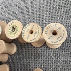 Lot  140  Vintage antique Wooden Sewing Thread Spools - Lovely Variety