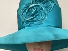 Amazing Custom-made By Suzanne Couture Millinery Formal Silk Sky Blue Hat 21   