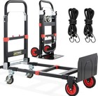 Dolly Cart Hand Truck Folding Heavy Duty Moving Capacity Wheels Trolley 500 Lbs