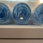 Blue Mesh Hair Rollers Set Of 18 Plastic Mesh Rollers Unisex Hair Styling Tools
