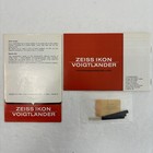 Zeiss Ikon Contarex Super Camera Instruction Manual Guide Booklet Official