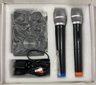 Dual Karaoke Microphones With Digital Vocal Mixer