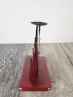 Red Jiffy Way Egg Scale Metal Farmhouse Decor Primitive Kitchen Tool