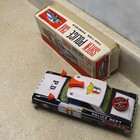Vintage Japan Tin Asc  Friction Siren Police Car   Original Box  9 75   Works