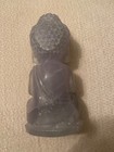 Vintage Obsidian Statue Buddha