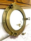 12 antique Brass Porthole Nautical Maritime Ship Boat Wall Window Home Porthole