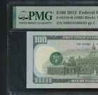 2013 Frn New  York  1 Dollar Fr  2188-b Pmg 58  offset Printing Error  