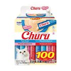 Inaba Churu Cat Treats  Lickable Creamy Puree  0 5 Ounce  100 Tubes  Tuna Flavor