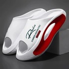 Men s Eva Slide Sandals Black White Cartoon Design Lightweight Slip-on