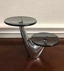 Nambe    Modernist 2 Tier Morphik Jewelry Tree By Karim Rashid