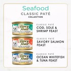 Purina Fancy Feast Seafood Classic Tuna  Salmon fish Wet Cat Food Cans -3oz 30ct