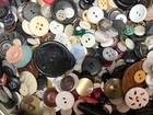 Vintage Loose Buttons Lot Of 100 Vintage Nice Mix Metal Plastic Large Small