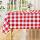 Rectangle Waterproof Vinyl Table Cloth  Buffalo Flannel Backed Tablecloth  Wi   