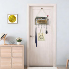 Mail Organizer Wall Mount  Rustic Mail Holder Key Holder For Wall With Hooks  Sm