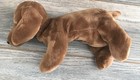 Vintage Animal Alley Dachshund Weiner Dog Plush 13  Brown Puppy Toys R Us 2000