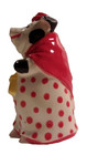    pig  L 856 86 1226 2 Ceramic W w Ms  Pig  white W black  Figurine