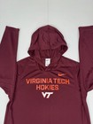 Nike Virginia Tech Hokies Football Hoodie Men s Burgundy Dri-fit Team Issued