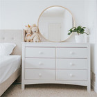 Stork Craft Usa Graco Noah 6-drawer Engineered Wood Double Dresser In White