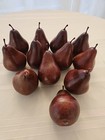 12 Pcs Fake Pears Artificial Fruits Vivid Brown Pears For Home Fruit 