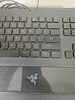 Razer Deathstalker Gaming Keyboard Wired Green Backlit Usb Low Profile Keys Pc