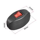 Inline Cord Switch Ac250v 6a  125v 10a On-off Through Red Led Rocker Switch 3pcs