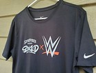 Nike Dri-fit Wwe X Seagram   s Escapes Spiked Black Promo Tee Shirt Sz Large