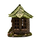 Light Up Mini Fairy Bungalow House Outdoor Solar Cottage Garden Landscape Decor