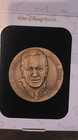 Walt Disney World Bronze Coin Medallion 2001 100 Years Of Magic Cast Member Box 