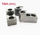 New 6  8  10  Hard Jaws 1 5mm X60 Cnc Lathe Chuck Steel 3pc  set For Cnc Lathe