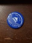 Pinback Vintage Atlantic City Resorts International Hotel Casino Blue 1 5 In Dia