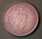 British India - 1938b Dot Silver 1 Rupee - Deeply Toned - Au