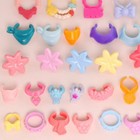 10 Pcs Random Collar Lps Accessories Bag For Mini Pet Toy Dog Cat Kid Great Gift