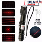 650nm Usb Rechargeable Red Laser Pointer Pen Star Light Visible Beam Lazer