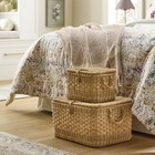 Lidded Rattan Basket - Threshold    Designed With Studio Mcgee