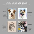 Custom Dog Portrait From Photo  Toy Poodle Painting In Oil Or Acrylic Style