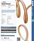 Arbo Space Iron Braid Wire Core Lanyard 12  W  Gibbs Rope Grab   Isc Swivel Snap