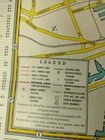 1940s Map New York City Manhattan Visitors Guide Travel Advertising 28 X 16 5 