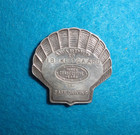 1930 s Shell Oil Company Gasoline Truck Driver 3-years Safe Driving Silver Medal