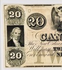 1840s  20 Canal Bank Of New Orleans Remainder Obsolete Bank Note     La 105 G34a