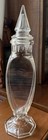 Vintage Apothecary Jar Bottle Pharmacy Glass Decanter 16    Spire Pointed Lid